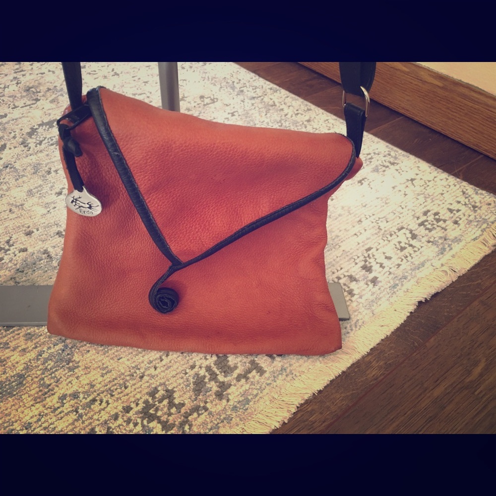 Erda Leather Crossbody Handmade in ME